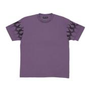 Flames Tee Purple/Black - Streetwear Kollektion