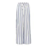 My Essential Wardrobe Miamw Pant Bukser 10704699 Snow White W. Blue St...