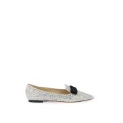 Glittered Gala Point-Toe Ballet Flats