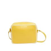 Marcia gul taske med hvid kant
