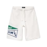 Oversized Bermuda Shorts med Justerbar Snor