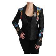 Fortryllende Siciliansk Brokade Blazer