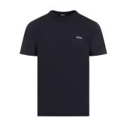 Blå Navy Bomuld T-shirt