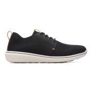 Sporty Strikket Herre Sneaker - Sort