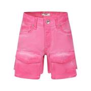 Frynset Pink Shorts med Lommer