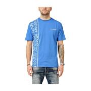 Kobolt Blå Linjer T-Shirt
