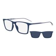 Matte Blue Sunglasses with Blue Clipon