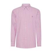 Pink Langærmet Sports Skjorte