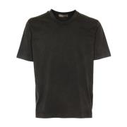 Sort Bomuld T-shirt Polo