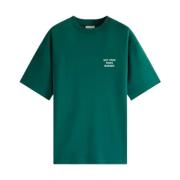 Skovgrøn Slogan T-shirt