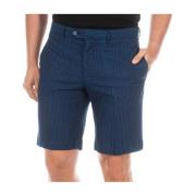 Mørkeblå Denim Bermuda Shorts