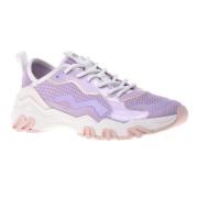 Sneaker in lilac eco-leather