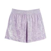 Chenille Broderede Shorts