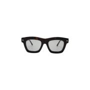 Skildpaddesolbriller med lysegrå linser