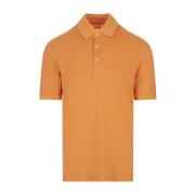 Orange Polo Shirt Kortærmet