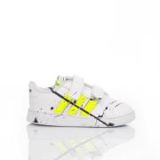 Håndlavet hvide fluorescerende sneakers