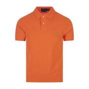 Orange Polo Shirt med Pony Logo