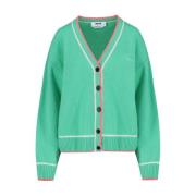 Grøn Cardigan Crop Sweater