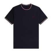 Ikonisk Twin-Tipped Rundhals T-Shirt