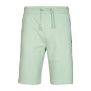 Bleg Grøn Almindelig Bomuld Polyester Shorts