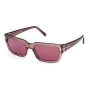 Brown Bordeaux Sunglasses EZRA FT 1076