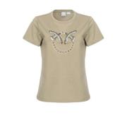Love Birds Khaki T-shirt