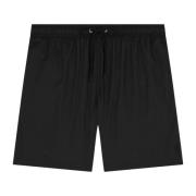 Sort Polyester Badeshorts