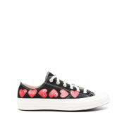 Hjerte Print Sneakers Sort