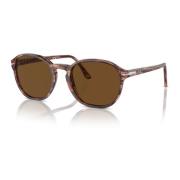 Striped Brown Sunglasses