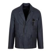 Blå arbejdstøj jakke AW23