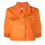 Orangeade Denim Puff Sleeve Jacket