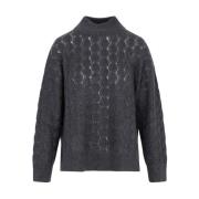 Blå Turtleneck Sweater AW23