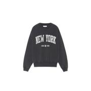 New York University Sweatshirt Kontrast Print