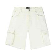 Stilfulde Ivory Cargo Shorts