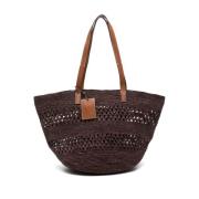 Raffia Weaving Basket Bag