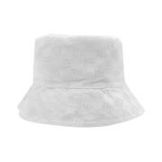 Monogram Nylon Bucket Hat White