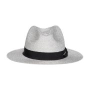 Sølv Lurex Panama Hat