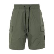 Grønne Denim Shorts