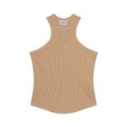 Ærmeløs Tank Top i Varm Sand