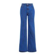 Blå Ray 5 Pocket Jeans