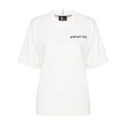 Hvid Logo T-shirt Letvægts Jersey