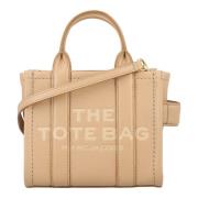 Grained Leather Micro Tote Bag