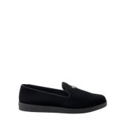 Velour Slip-On Loafers