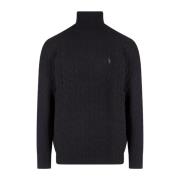 Sort Turtleneck Strikvarer AW23