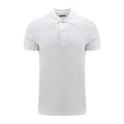 Hvid T-shirt Polo Logo Broderi
