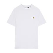 Klassisk Hvid Bomulds T-Shirt