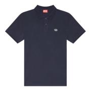 Poloshirt med oval D-patch