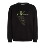 Monogram Echo Crew Sweatshirt