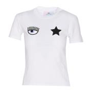 Hvid Eye Star Logo T-Shirt