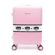 Eyelike-motiv kuffert i Rosa bubblegum
